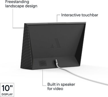 Цифровий фоторамка Aura Carver 10.1 дюйми HD Wi-Fi Cloud, Безлімітний хмарний простір, Віддалене завантаження фото - Gravel 10' - Чорний