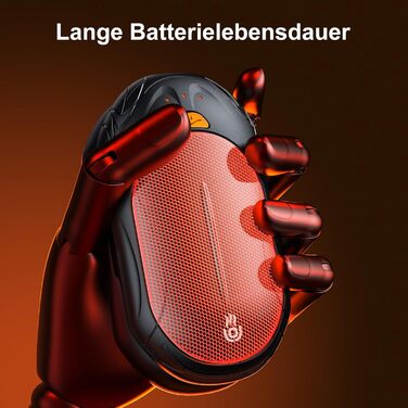 Електричні грілки для рук OUTJUT 6000mAh, 2 шт., USB, 3 режими нагріву, для спорту, кемпінгу, чорні