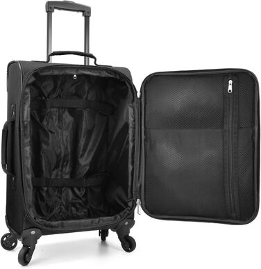 Чемодан ручної поклажі U.S. Traveler Rio, колір кобальтово-синій (чорний), 4 колеса