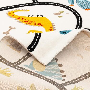 Килимок дитячий Pergamon Maui Kids Dino Street Rug барвистий, 5 розмірів, 140x200 см