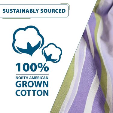 Гамак Vivere Doppel Baumwolle з підставкою 250 см (Tranquility) – для двох, бавовна