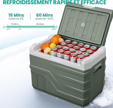 Автохолодильник Alpicool 35L компресорний 12/230V: для авто, кемпінгу, риболовлі -20°C