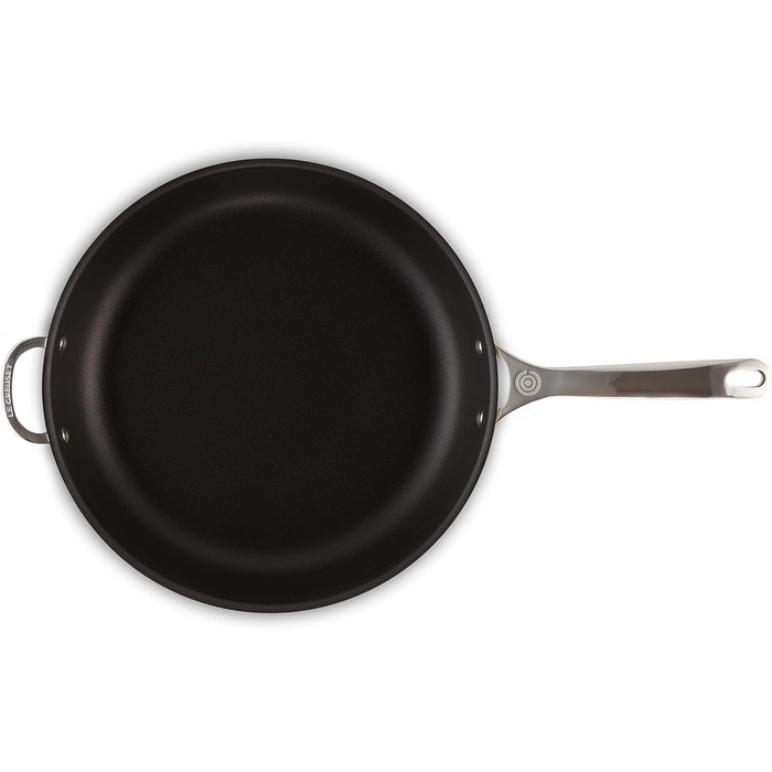 Сковорода LE CREUSET з нержавіючої сталі 3-шарова, 32 см, з антипригарним покриттям