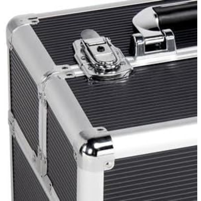 Косметичка-органайзер Yaheetech 4 в 1: велика, для косметики, прикрас, макіяжу, перукарів, ручна клада, чорна