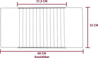 Висувна решітка для духовки ICQN 37,5-60 см