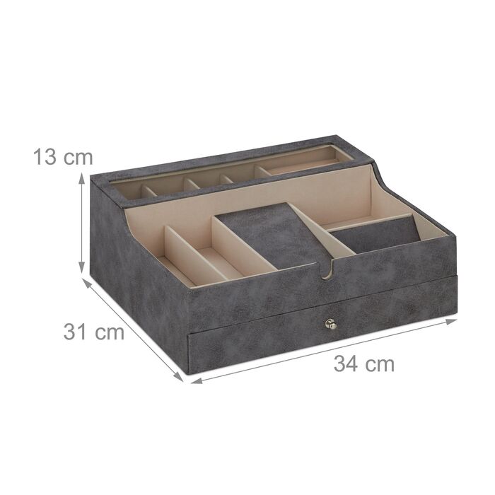 Скринька для прикрас Relaxdays з імітацією шкіри