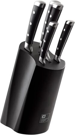 Набір кухонних ножів Sabatier Professional 5-ти предметний у блоці, чорний колір | Richardson Sheffield, преміум якість