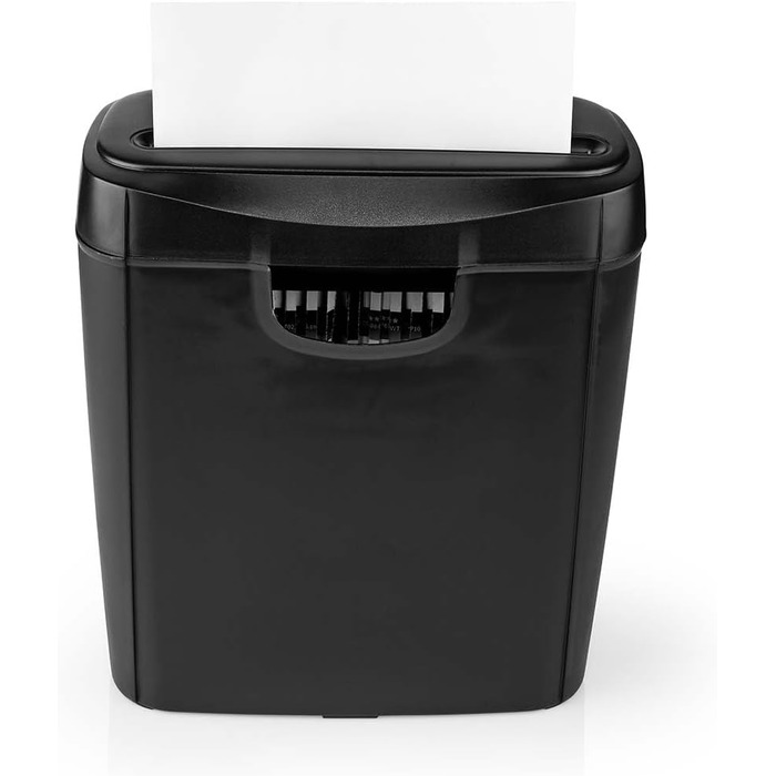 Шредер для паперу 6x A4, 10 літрів, DIN 2-190 W, чорний