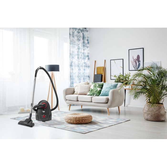 Пилголом Bestron з мішком: потужний, з HEPA-фільтром та телескопічною трубою, радіус дії 7.5м