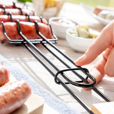 Набір для гриля InnovaGoods 12 предметів: шампури, щипці, лопатка, з нержавіючої сталі, з термостійкими ручками, у валізі, для гриля та барбекю