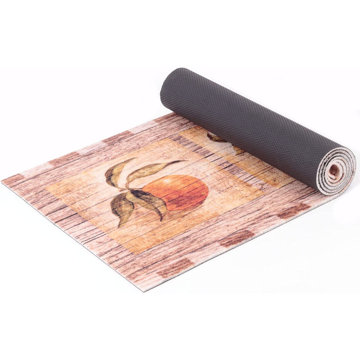 Кухонний килим Primaflor-високоякісна кухонна доріжка-міцний килимок для передпокою-Нековзна доріжка для килимів - 50 x 150 см - (45x145 см, Cottage Fruit)
