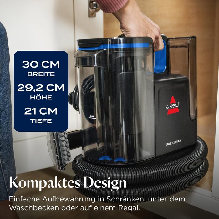 Портативний мийник для килимів Bissell SpotClean C5: для дому, авто, човнів та диванів