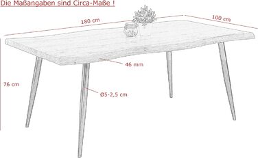 Обідній стіл Hela Gabi з імітацією текстури дерева, квадратний, 180x100 см, акція (акція)