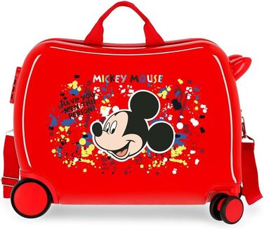 Дитяча валіза Disney Mickey Colour Mayhem червона