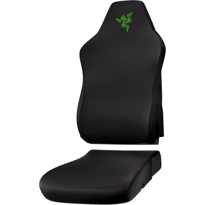 Ігровий крісло Razer Iskur V2 X з підтримкою попереку - чорний, сучасний дизайн