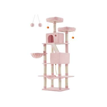 XL Cat Tree 206 см - Пастельно-рожевий