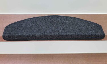 Ступінчасті килимки Kettelservice-Metzker, 17 шт., антрацитового кольору