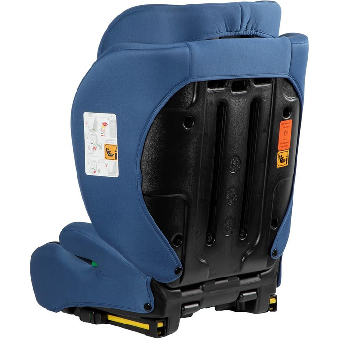 Автокрісло Disney для дівчаток 100-150 см з ISOFIX, з принтами Ельзи, Анни та Олафа (фіолетове)