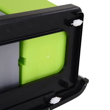 Відро для сміття з датчиком 47 л + 2 x 12,5 л. Автоматичне відро для сміття з датчиком руху, водонепроникна система сортування сміття з нержавіючої сталі для кухні, срібного кольору.