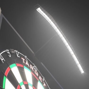 Система освітлення дротиків Target Darts Arc у домашній шафі Набір включає дошку для дартсу Чемпіона світу та 2 набори дартсів, чорні, стандартного розміру