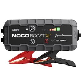 Портативний пусковий пристрій NOCO Boost GB50: 1500A UltraSafe – акумуляторний стартер для автомобілів (бензин до 7.0L, дизель до 4.5L) з кабелями