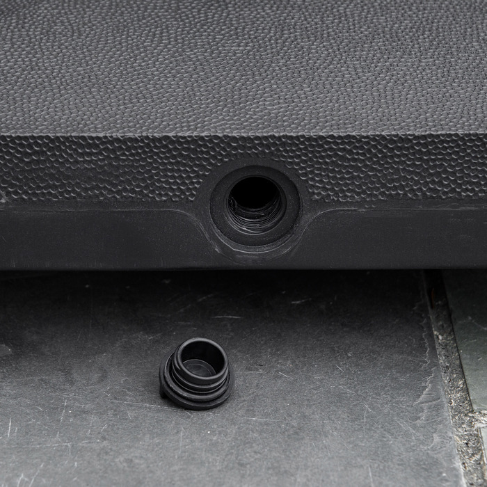 Підставка для парасольки, що заповнюється до 20 кг, з роликами, для штанги діаметром 38/48 мм. Ніжка для парасольки для саду, тераси, балкону, чорного кольору.