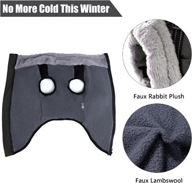 Водонепроникна куртка для собак з шлейкою та світловідбивачами для холодної погоди (L, сіра)