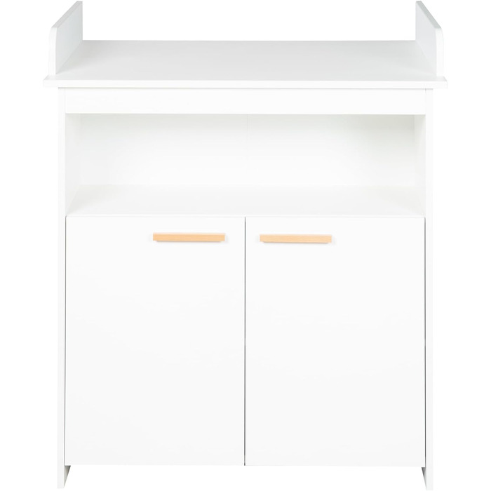 Комод-пеленальник Roba 'Антон' білий, з пеленальним столиком, 2 дверцята та 1 полиця, висота пеленального майданчика 90 см