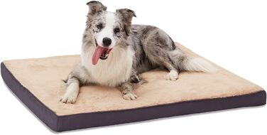 Ортопедичне ліжко для собак Плюшеве ліжко для собак, Ліжка для собак Ортопедична подушка для собак зі знімним чохлом, що миється, для великих/середніх/велетенських/дрібних собак, 92*69см L(92698см) FDog