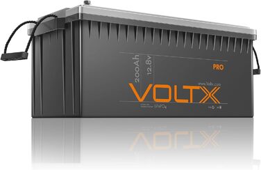 Літієва батарея VoltX LiFePO4 200Ah 12V 2 упаковки, 200A BMS, 4000 циклів зарядки, заміна свинцево-кислотного продукту