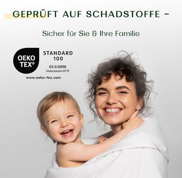 Ковдра всесезонна 135x200 – тепла ковдра з мікрофібри 300 GSM – ковдра для сну з сертифікацією Oeko-TEX – гіпоалергенна ковдра, виготовлена в ЄС – пральна – ковдра 135x200