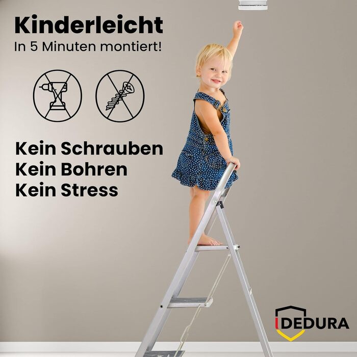 Набір димових сповіщувачів Rauchmelder 5 шт. з магнітним кріпленням, без свердління, 10 років гарантії