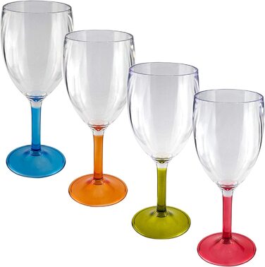 Набір посуду з меламіну Тоскана Пастель для 4 осіб - кольоровий - з мандала-орнаментом. Підходить для миття в посудомийній машині. Ідеально для кемпінгу, подорожей, фестивалів, пікніків та вечірок на природі (16 предметів: келихи 290 мл, кольоровий стіл)