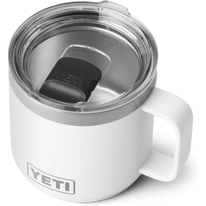 Термос YETI Rambler 14 oz (414 мл) з кришкою MagSlider, білий