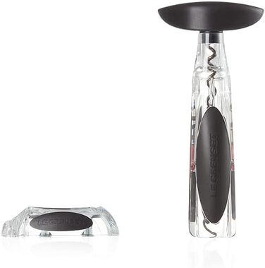 Набір Le Creuset Classic для відкриття пляшок з ковпачком, GS 100, чорний, блискучий пластик