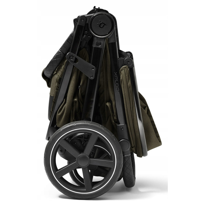Дитячий прогулянковий візок 4BABY Xplode, зелений, алюмінієвий, з можливістю компактного складання