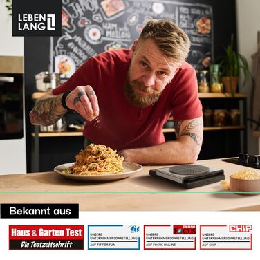 Ваги для кави LEBENLANG з таймером: точність 0.1г, для еспресо, бариста, кухні