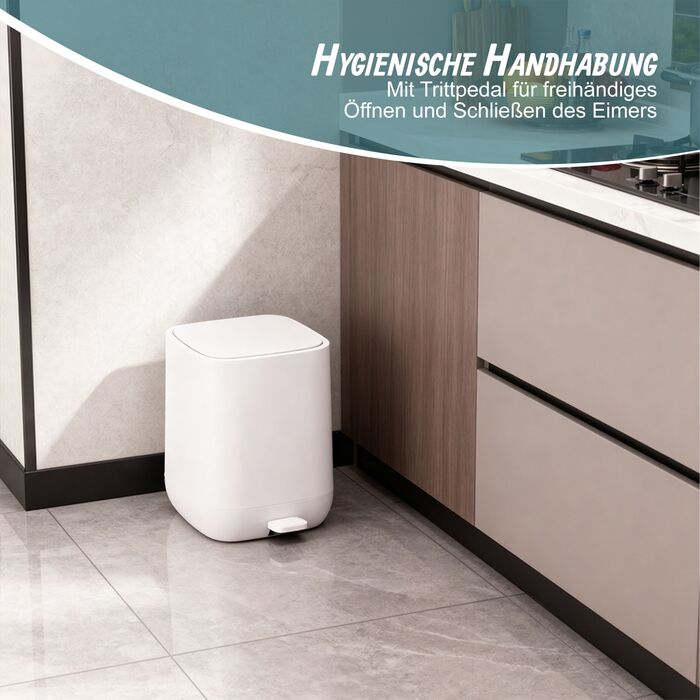 Відро для сміття Relaxdays, 9 літрів