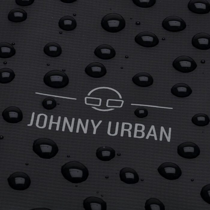 Міський рюкзак Johnny водонепроникний для жінок і чоловіків - Conor - Водонепроникний велосипедний рюкзак на колесах - Водонепроникний рюкзак з рулонним верхом для університетського велосипедного офісу - з відділенням для ноутбука чорний