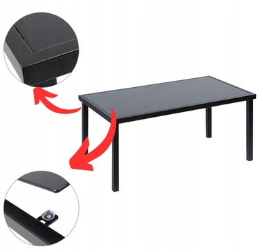 Комплект садових меблів Panama для балкона та тераси: диван на 4 особи та 2 крісла