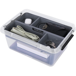 Астор24 Коробки для зберігання 2x 40 л (60 кульок) - для різдвяних прикрас, харчові, стекові, для різдвяних кулі