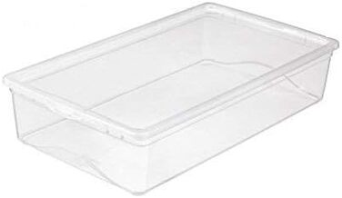 Сонцезахисний посуд 3 x Omega Clearbox з кришкою - 19 літрів - 590 x 330 x 125 мм - прозорий