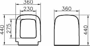 Сидіння для унітазу VitrA S20 з механізмом плавного закриття 77-003-009 білий