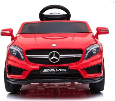 Дитячий електромобіль Mercedes AMG GLA45 з пультом, ліцензія, червоний