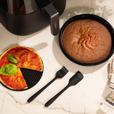 Фритюрниця без олії Cecotec Cecofry Bombastik 6000 Full, 6 л, 1700 Вт, PerfectCook, 12 режимів, сенсорне управління, чорний | з аксесуарами