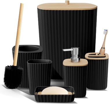 Набір аксесуарів для ванної кімнати Clara Clark Bad-Set Hunter Green (6 предметів)