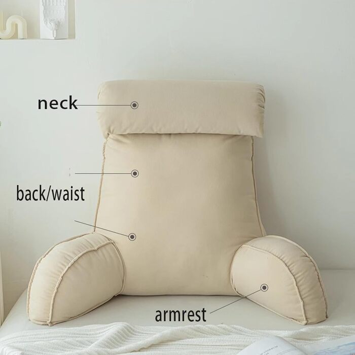 Подушка для читання Miaogoo, подушка для шиї, спинна подушка, зелена, для комфорту та розслаблення