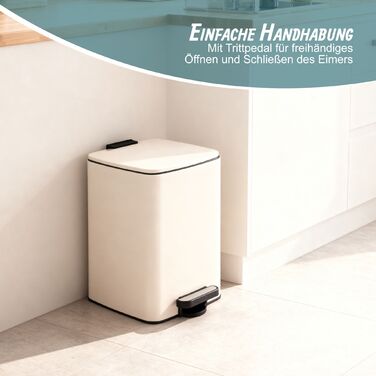 Відро для сміття Relaxdays Кухня, 12 літрів