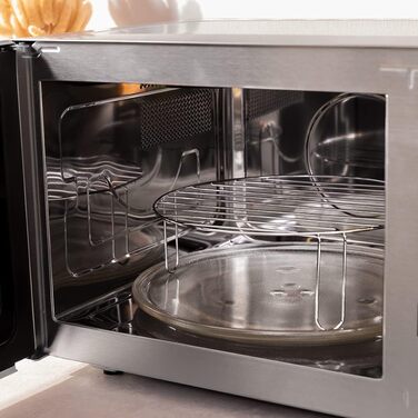Мікрохвильова піч Cecotec ProClean 3060, 28 л, 700 Вт, Ready2Clean, 6 режимів, 3D Wave, гриль, срібляста