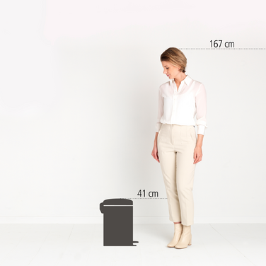 Бак для сміття Brabantia NewIcon Pedal Bin 12 л (304446)